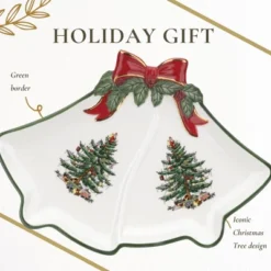 Spode Christmas Tree Ribbon Bell Dish -Spode GUEST 29bb51ac 84ea 417f 89fd b3152039f01b