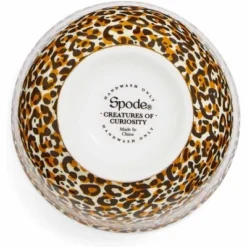 Spode Creatures Of Curiosity Sugar Bowl With Lid - 7oz Fine China Bowl With Hand-Painted 22-Carat Gold Decal & Leopard Motif -Spode GUEST 2d75493d f4e9 498a 9af6 eb8d55a36d36
