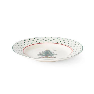Spode Christmas Tree 6" Polka Dot Tidbit Plates (Set Of 4) - Appetizer Plates With Festive Polka Dot Border - Dishwasher & Microwave Safe Porcelain 3 Spode Christmas Tree 6" Polka Dot Tidbit Plates (Set Of 4) - Appetizer Plates With Festive Polka Dot Border - Dishwasher & Microwave Safe Porcelain