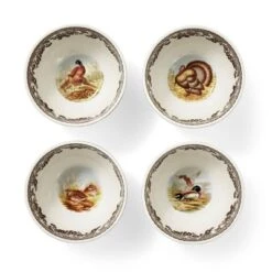 Spode Heritage Collection Woodland Animal Dip Bowls - Set Of 4 Porcelain, 4 Inch Snack Or Dessert Bowls, Dishwasher And Microwave Safe -Spode GUEST 35e89606 3b0b 46ff 8912 afa2d4b1a1fb