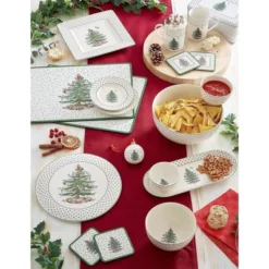 Spode Christmas Tree 2-Piece Polka Dot Chip And Dip Serving Set - 13-Inch Oval Plate With Dip Bowl - Porcelain, Dishwasher, Microwave, Freezer Safe 11 Spode Christmas Tree 2-Piece Polka Dot Chip And Dip Serving Set - 13-Inch Oval Plate With Dip Bowl - Porcelain, Dishwasher, Microwave, Freezer Safe -Spode GUEST 367f9a76 68db 4a30 92e2 e5378281ab60