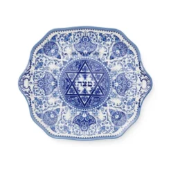 Spode Judaica Collection Matzoh Plate - Blue & White Floral Ceramic Inspired By 1880's Judaic Manuscripts - 11.5 Inch - Microwave & Dishwasher Safe 15 Spode Judaica Collection Matzoh Plate - Blue & White Floral Ceramic Inspired By 1880's Judaic Manuscripts - 11.5 Inch - Microwave & Dishwasher Safe -Spode GUEST 3bb9c1e1 97f6 43d8 ac6f ab85d40b877c