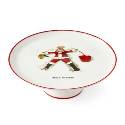 Spode Kit Kemp Doodle 10.7" Cake Stand - Best In Snow Doodle - Whimsical Santa Illustration, Fine China Cake Display For Elegant Dessert Presentation 9 Spode Kit Kemp Doodle 10.7" Cake Stand - Best In Snow Doodle - Whimsical Santa Illustration, Fine China Cake Display For Elegant Dessert Presentation - Image 7