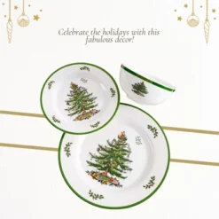 Spode Christmas Tree 6-Inch Melamine Bowls - Set Of 4 Festive Bowls For Soup, Dessert, Holiday Dishes - Durable, Dishwasher Safe - Versatile Tableware -Spode GUEST 3f2e19bd 975c 44bb a79e 50b7472f1fb1