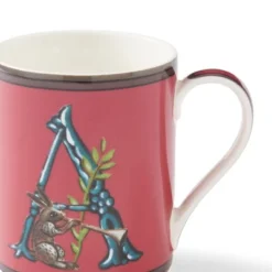 Kit Kemp By Spode 12oz Alphabet Mug, Unique Stylish Monogram, Fine China, Dishwasher Safe, Personalized Initial, Fabulous Mug With Gift Box -Spode GUEST 3f3ee660 2531 423e 871a 6bee6023db04