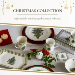 Spode Christmas Tree Mug, 14oz - Porcelain Holiday Mug With Tartan Border & Handle, Dishwasher & Microwave Safe - Ceramic Festive Cups 11 Spode Christmas Tree Mug, 14oz - Porcelain Holiday Mug With Tartan Border & Handle, Dishwasher & Microwave Safe - Ceramic Festive Cups -Spode GUEST 43a462fb ec24 4cef bf10 385c30a61226