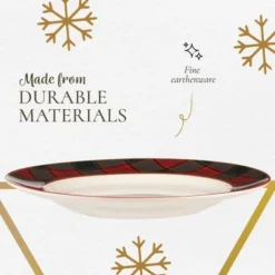 Spode Christmas Tree Tartan Dinner Plate, 10.5-Inch, Christmas Dishes With Tartan Plaid Border, Fine Earthenware, Microwave And Dishwasher Safe 10 Spode Christmas Tree Tartan Dinner Plate, 10.5-Inch, Christmas Dishes With Tartan Plaid Border, Fine Earthenware, Microwave And Dishwasher Safe -Spode GUEST 4b244f1b e0a1 45b4 afed a83d5d4598be