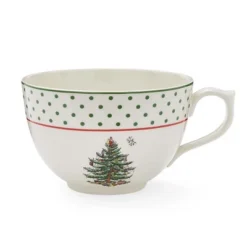 Spode Jumbo Christmas Mug - 20 Oz Porcelain Oversized Cup With Handle Featuring Holiday Tree Motif, Microwave & Dishwasher Safe -Spode GUEST 5133d7e3 9ebb 4f11 9299 c05983af1320