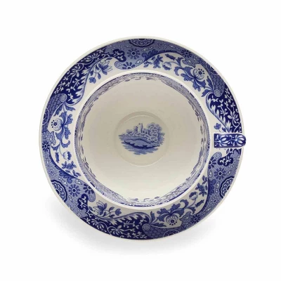 Spode Blue Italian 20oz Jumbo Cup & Saucer Set - Scenic Motif & Decorative Border - Elegant Hot Beverage Mug For Tea, Coffee 3 Spode Blue Italian 20oz Jumbo Cup & Saucer Set - Scenic Motif & Decorative Border - Elegant Hot Beverage Mug For Tea, Coffee - Image 2