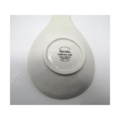 Spode Christmas Tree Ribbons Spoon Rest, 9.25" Festive Holiday Cooking Utensil Holder, Fine Earthenware - Dishwasher Safe, Christmas Kitchen Décor -Spode GUEST 6107bb23 a18f 460b 9cf3 5176d78f16a2