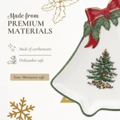 Spode Christmas Tree Ribbon Bell Dish -Spode GUEST 63909a4c da88 4f92 a276 22dd351c9c27