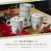 Spode Christmas Tree Polka Dot Stackable Mugs, Set Of 4 - Festive 10oz Mugs, Dishwasher, Microwave, Freezer Safe - Fine Earthenware Holiday Mugs -Spode GUEST 66bb3b3f 9c10 4c60 b098 9d90e79b4f68