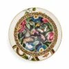Spode Creatures Of Curiosity 3-Tier Cake Stand With Handle, Victorian Style Prints - Fine China Plates With 22ct Gold Rim