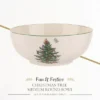 Spode Christmas Tree Round Serving Bowl - 8-Inch Ceramic Bowl For Pasta, Salad, Soup, And Side Dishes - Porcelain, Dishwasher & Microwave Safe -Spode GUEST 6e548e9e 4547 4c0b 9ea2 9d603ac726bb