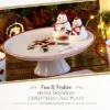 Spode Kit Kemp Doodle 10.7" Cake Stand - Best In Snow Doodle - Whimsical Santa Illustration, Fine China Cake Display For Elegant Dessert Presentation -Spode GUEST 6e90ad0f eabf 445d 8cce de905b85482a