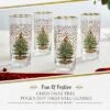 Spode Christmas Tree 15 Fl. Oz. Highball Glass (Set Of 4), Polka Dot - Classic Highball Glasses & Barware, Cocktail Glasses For Mixed Drinks