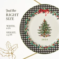 Spode Christmas Tree Annual 2024 Collector Plate - 8" -Spode GUEST 7a2ab5ba 78c3 4036 9b9c d6bbfdaa570d