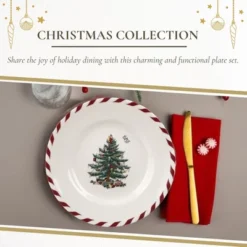 Spode Christmas Tree Peppermint Canape Plates - Set Of 4 11 Spode Christmas Tree Peppermint Canape Plates - Set Of 4 -Spode GUEST 7f520eb4 c1bc 4b4c 8c6a d27b67ddb574
