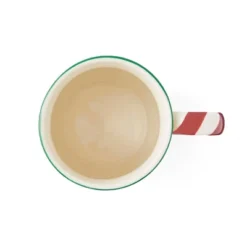 Spode Christmas Tree 14 Oz Holiday Mugs (Set Of 4) - Festive Coffee Mugs With Peppermint Candy Cane Handle, Stoneware Christmas Mugs -Spode GUEST 832fc54f cc08 4b48 a28e d93102497677