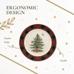 Spode Christmas Tree Tartan 12" Buffet Plate - Classic Christmas Design With Tartan Border - Dishwasher, Microwave, Freezer Safe 11 Spode Christmas Tree Tartan 12" Buffet Plate - Classic Christmas Design With Tartan Border - Dishwasher, Microwave, Freezer Safe -Spode GUEST 843f348e 08a0 42b0 a2ca df906e66b9d1