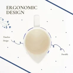 Spode Steccato Milk Jug, 10oz - Earthenware Drink Pitcher With Bold Blue Stripes For Coffee Bar Essentials, Creamer, Salad Dressing, Juice Or Tabletop -Spode GUEST 8928e30c 039b 4aeb 8f1d d14434cae10f