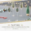 Spode Christmas Tree Gold 8.5oz Champagne Flutes (Set Of 4) - Gold Rimmed Glasses, Festive Holiday Drinkware For Christmas Dinner, Wedding Gifts -Spode GUEST 936d6407 316f 4d28 8ec4 b9ab21482263