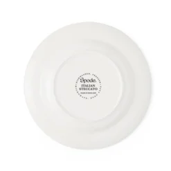 Spode Steccato 9oz Earthenware Teacup & Saucer, Set Of 4 - Ornamental Glazed Drinkware With Cobalt Blue Bands & Decorative Design -Spode GUEST 95a14229 4d05 473e 8a4a d738a0bb8206