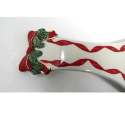 Spode Christmas Tree Ribbons Spoon Rest, 9.25" Festive Holiday Cooking Utensil Holder, Fine Earthenware - Dishwasher Safe, Christmas Kitchen Décor -Spode GUEST 99fc21df 2e6c 4b6f 9151 53e2c067c399