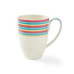 Spode Kit Kemp Mug | 17oz Calypso Stripe Coffee & Tea Mug | Made From Porcelain | Dishwasher And Microwave Safe | Vibrant Dinnerware Ideal For Summer -Spode GUEST a1cd87e7 3fa9 4dd2 bbc1 02d4aaf6c2c3