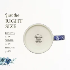 Spode Blue Italian 9oz Porcelain Mug, Set Of 4 - Compact Hot Beverage Cups With Ornamental Scenic Pattern - Elegant Ceramic Drinkware 15 Spode Blue Italian 9oz Porcelain Mug, Set Of 4 - Compact Hot Beverage Cups With Ornamental Scenic Pattern - Elegant Ceramic Drinkware -Spode GUEST ac6d9763 ce29 40a6 88b9 f1c1598a522f