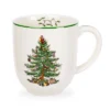 Spode Christmas Tree Cafe Mug (Set Of 4) - 14 Oz Ceramic Holiday Coffee Mugs For Tea, Hot Chocolate, Lattes - Microwave & Dishwasher Safe -Spode GUEST afedfa22 695c 49a2 944d 1ba0ec3dffbe