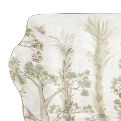 Spode Kit Kemp 12" Tall Trees Serving Tray, Enchanted Forest Design, Porcelain, Dishwasher And Microwave Safe, Ideal For Salad, Snacks, And Appetizers 4 Spode Kit Kemp 12" Tall Trees Serving Tray, Enchanted Forest Design, Porcelain, Dishwasher And Microwave Safe, Ideal For Salad, Snacks, And Appetizers - Image 2
