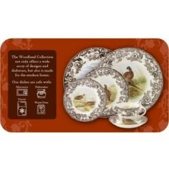 Spode Woodland Turkey 16 Oz Mug - Fine Porcelain With Historic Brown Floral Border, Thanksgiving Drinkware For Hot Beverages, Microwave & Freezer Safe -Spode GUEST b6112322 7b3d 4439 9746 7c466796408b