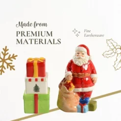 Spode Christmas Tree Santa And Gifts Salt And Pepper Shaker Set, 2-Piece, Christmas Gift/Stocking Stuffer For Collectors & Holiday Enthusiasts -Spode GUEST b66e4e18 bcd9 4f51 8b6e bce034398419