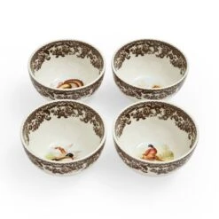 Spode Heritage Collection Woodland Animal Dip Bowls - Set Of 4 Porcelain, 4 Inch Snack Or Dessert Bowls, Dishwasher And Microwave Safe -Spode GUEST b9cca3a0 cc4e 4d5a b92e 4524dd9c92fe