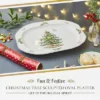 Spode Christmas Tree Sculpted Octagonal Platter - 14-Inch - Dishwasher And Microwave Safe Christmas Dinnerware With Iconic Tree Design -Spode GUEST be23b88b d16c 4aa2 b2c2 db7ea0a9014a