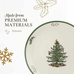 Spode Christmas Tree Round Platter - 14-Inch Holiday Serving Plate - Classic Christmas Dinnerware With Green Accents - Dishwasher & Microwave Safe -Spode GUEST be49cf7b b16d 4ad8 885d 3df5e4978e0b