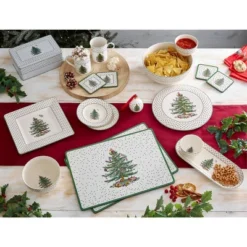 Spode Christmas Tree 6" Polka Dot Tidbit Plates (Set Of 4) - Appetizer Plates With Festive Polka Dot Border - Dishwasher & Microwave Safe Porcelain 13 Spode Christmas Tree 6" Polka Dot Tidbit Plates (Set Of 4) - Appetizer Plates With Festive Polka Dot Border - Dishwasher & Microwave Safe Porcelain -Spode GUEST be591255 cebd 453f 8b39 18f0cf9363f0
