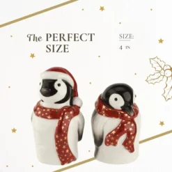 Spode Christmas Tree Salt & Pepper Set, Mr & Mrs Penguin Winter Themed Shakers, Holiday Table Décor, Festive Home Accents, Stocking Stuffer Gifts -Spode GUEST c0bcc12b 4044 446a aa45 6f0249efce28