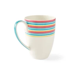 Spode Kit Kemp Mug | 17oz Calypso Stripe Coffee & Tea Mug | Made From Porcelain | Dishwasher And Microwave Safe | Vibrant Dinnerware Ideal For Summer -Spode GUEST c38df22d 60aa 4031 b0ea db8256762088