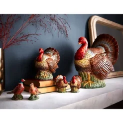 Spode 14oz Turkey-Shaped Gravy Boat With Ladle - Dolomite Thanksgiving Serveware, Large Table Centerpiece, Decorative Serving Bowl, Holiday Soup Bowl -Spode GUEST c39e024f ef43 47bd 8114 40666ab9bd05