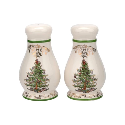 Spode Christmas Tree Gold Salt And Pepper Shaker Set, 2-Piece, Christmas Gift/Stocking Stuffer For Collectors & Holiday Enthusiasts 9 Spode Christmas Tree Gold Salt And Pepper Shaker Set, 2-Piece, Christmas Gift/Stocking Stuffer For Collectors & Holiday Enthusiasts - Image 7
