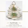 Spode Christmas Tree 2-Tiered Server, Tree-Shaped - Holiday Cupcake Stand, Dessert Display Set, Porcelain Serving Platter, 10" & 8", Dishwasher Safe -Spode GUEST d46b72c8 a4f9 4b1c ac1a 3ed1db10773e