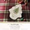 Spode Christmas Tree Chip And Dip Tree-Shaped Dish - 14-Inch Porcelain Holiday Serveware - Dishwasher, Microwave, Freezer Safe -Spode GUEST d771e727 4647 41e8 b9d5 95c90c47f3b2
