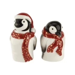 Spode Christmas Tree Salt & Pepper Set, Mr & Mrs Penguin Winter Themed Shakers, Holiday Table Décor, Festive Home Accents, Stocking Stuffer Gifts -Spode GUEST dd481e3f f1ad 411e 8144 7f30a792c9ac