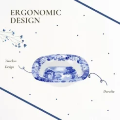 Spode Blue Italian Dip Bowl Set Of 3 - 5-Inch Porcelain Bowls With Oriental Design, Dishwasher & Microwave Safe Tableware -Spode GUEST e11212f9 c149 4df0 b454 49db141566e1