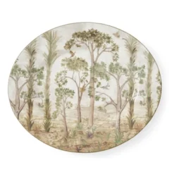 Spode Kit Kemp 14" Tall Trees Oval Serving Platter, Enchanted Forest Design, Porcelain, Dishwasher, Microwave, And Freezer Safe -Spode GUEST e6eaf8ff 20d5 405e 9b1d 46dea3d7f1a8