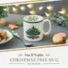 Spode Christmas Tree Mug Set Of 4 - 9oz Ceramic - Microwave, Oven, Freezer & Dishwasher Safe - Festive Holiday Coffee Tea Cup -Spode GUEST ef5d15c6 b1bd 4d38 b9a9 4dfede4ebbea