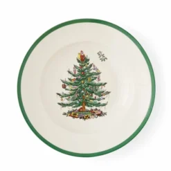 Spode Christmas Tree Soup Plates, Set Of 4 - 9 Inch -Spode GUEST f1a6b5ef 2fa4 4479 a9c3 63305a489852
