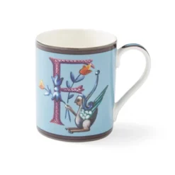 Kit Kemp By Spode 12oz Alphabet Mug, Unique Stylish Monogram, Fine China, Dishwasher Safe, Personalized Initial, Fabulous Mug With Gift Box -Spode GUEST f31c4c23 7fa4 4f5a 9b32 2cbe9c8c349c